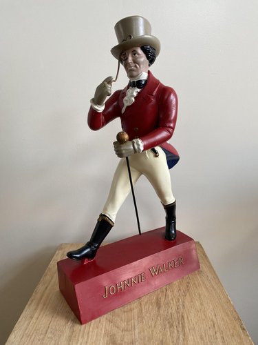 Johnnie Walker The Striding Man Figure, 1950s for sale at Pamono Johnnie Walker The Striding Man Figure, 1950s for sale at Pamono