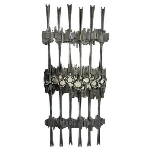 European Light Luxury Plant Wrought Iron Wall Decoration Living Room Metal 3D Pendant Creative Home Decoration