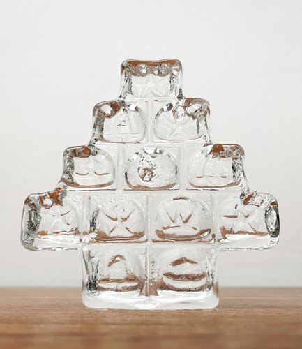 【ラッピング無料】 Vintage German Glass X-Mas Tree Candleholder from 絵画