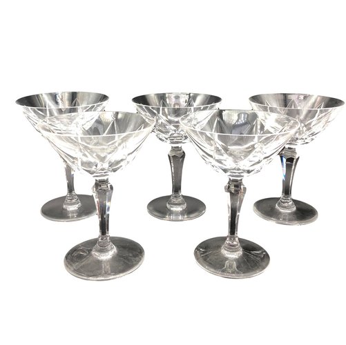 Crystal Champagne Glasses, Set of 5 for sale at Pamono