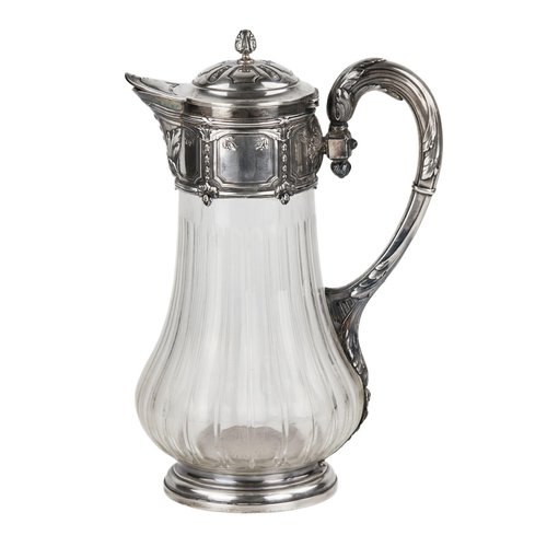 Caraffa per brocche da acqua 1L / 1,5L / 2L Caraffa per brocche in acciaio inox con protezione dal ghiaccio per servire acqua, tè freddo e altre bevande fredde(1,5L