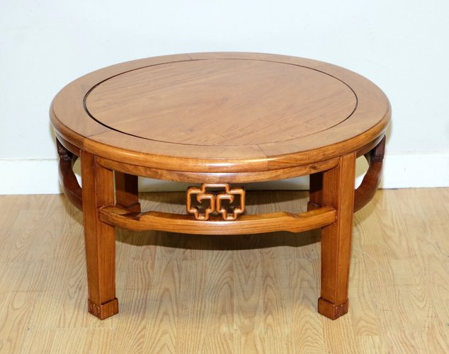 Oriental round coffee table deals