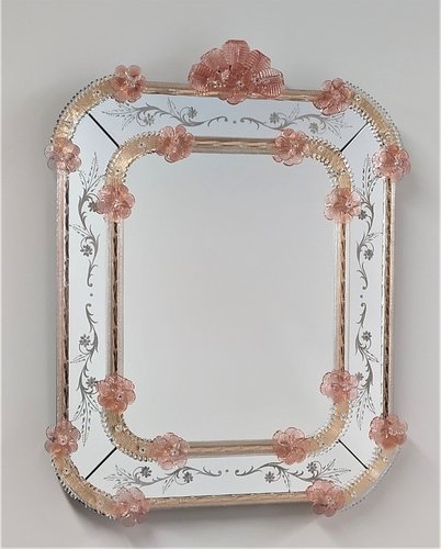 Venetian Mirror Murano Glass 