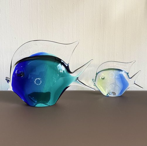 Mid-Century Modern Murano Glass Fish by Vincenzo Nason, Italy