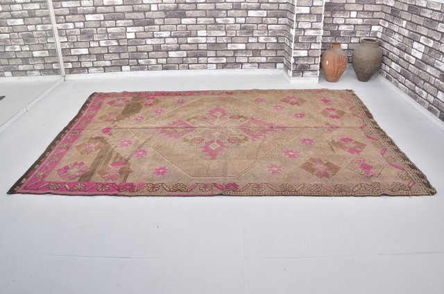 Vintage Turkish Cicim Kilim Rug, 1960s for sale at Pamono