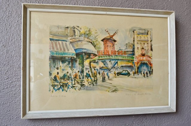 Marius Girard, Le Moulin Rouge, 1950s, Lithograph, Framed for sale at ...