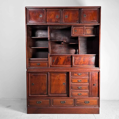 MidCentury Japanese Cha Tansu Tea 1970s, Set of 2 for sale at