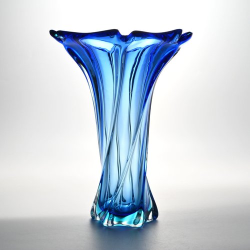 Vase Verre Bleu | Boutique OFFICIELLE de Murano