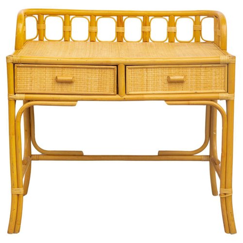 Vintage wicker desk online