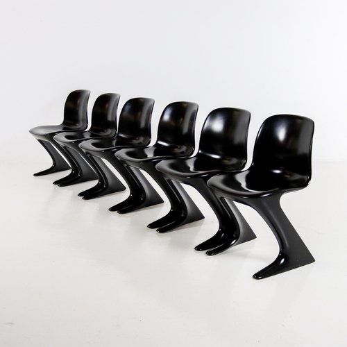 Z Chairs by Ernst Moeckl for Horn, 1970s, Set of 6 for sale at Pamono