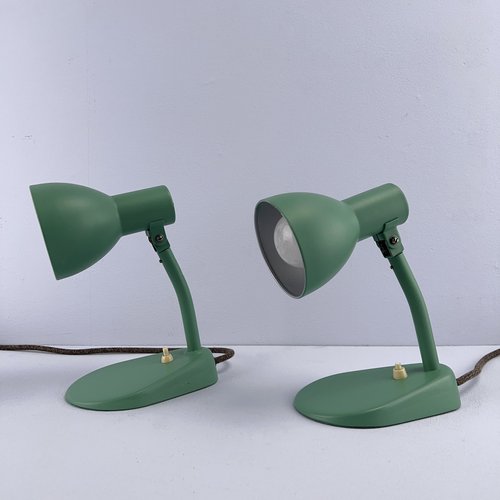 Bauhaus Model 702E Bedside Lights by Marianne Brandt for Kandem
