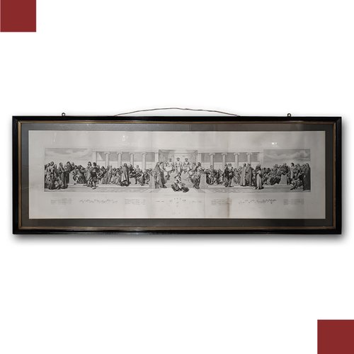 HenriquelDupont, The Hemicycle of the Palace of Fine Arts, Engraving