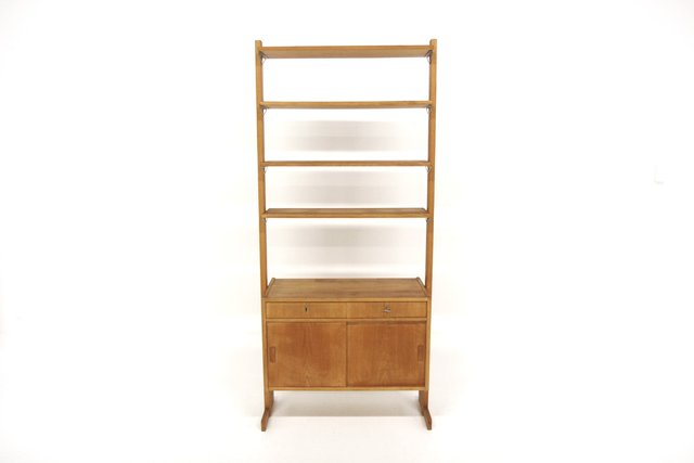 Oak shelving on sale unit ikea