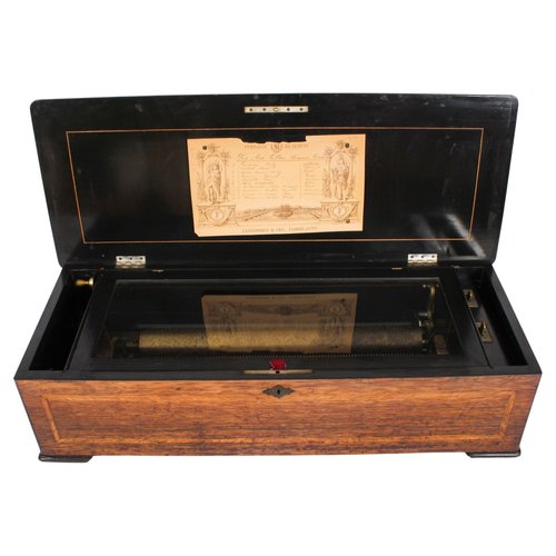 Antique Swiss 10 Air Musical Box for sale at Pamono