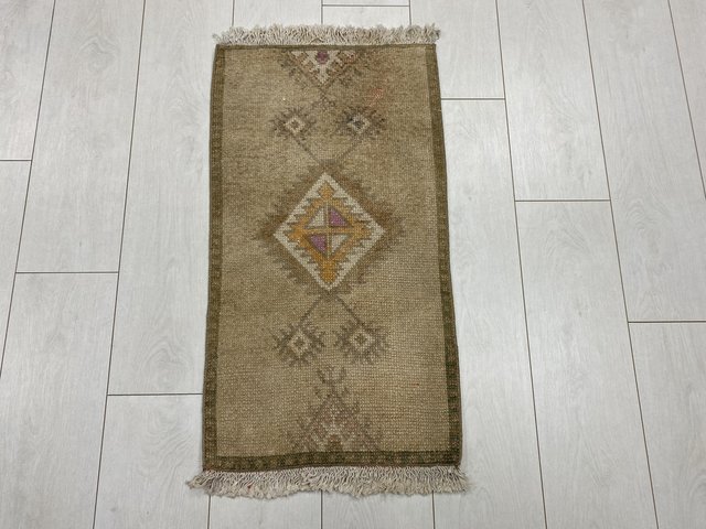 Small Handwoven Rug, 1960s for sale at Pamono