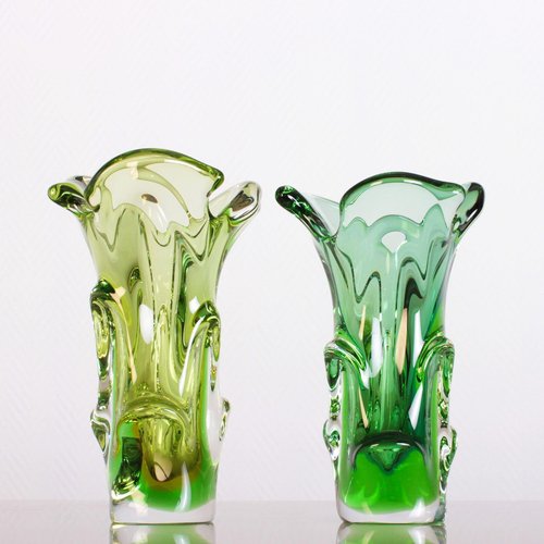 60's Vintage アートガラス Vase by BERANEK,JAN Jan Beranek | Artisitc Vase, pattern number 9318 (1970-1990