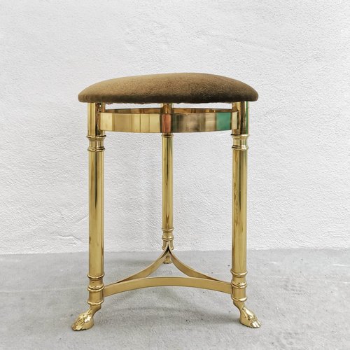 Brass stool on sale