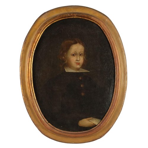 Artista, Italia, Ritratto Di Bambino, XVII Secolo, Olio Su Tela, In - Foto 9