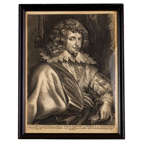 Portrait d'Honoré d'Urfé, Gravure, 18ème Siècle en vente sur Pamono