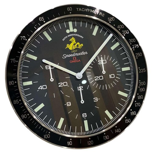 Orologio da parete Speedmaster di Omega con certificazione