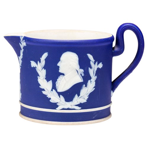 Wedgwood Jasperware - Pot avec Couvercle - Bleu - XIXe