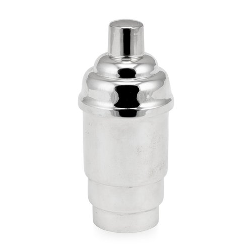 Shaker à cocktails vintage - Plaqué argent et verre - France