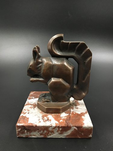 Squirrel リス1920s by Max Le Verrier ベリエ TEMPLER M Le