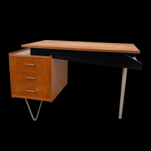 Hairpin Writing Desk by Cees Braakman for Pastoe, 1960s for sale at Pamono