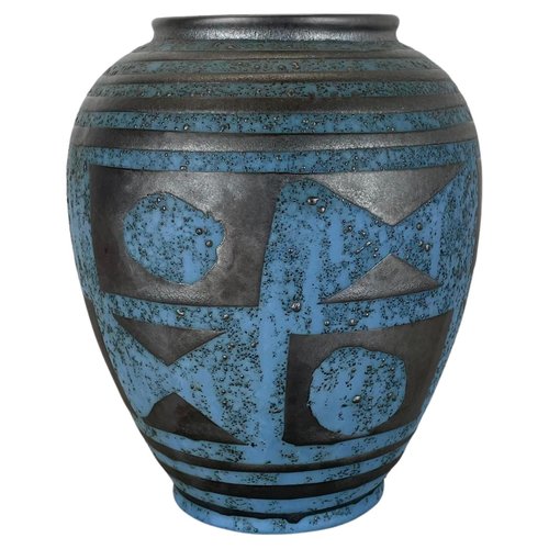 Fat Lava Ceramic Ankara Vase by Heinz Siery for Carstens