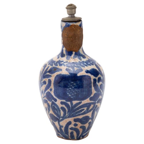 Blaue-weiße Keramikvase – Chinesisches Design, 13,5 X 5 Cm, Für Einzelne Blumen Oder Deko