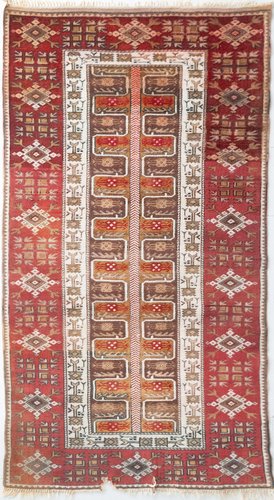 Wool Rug Eastern Vintage Eastern Wool Rug for sale at Pamono