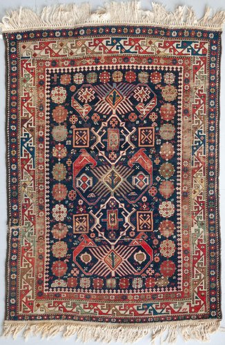 Antique Hand-Woven Rug for sale at Pamono