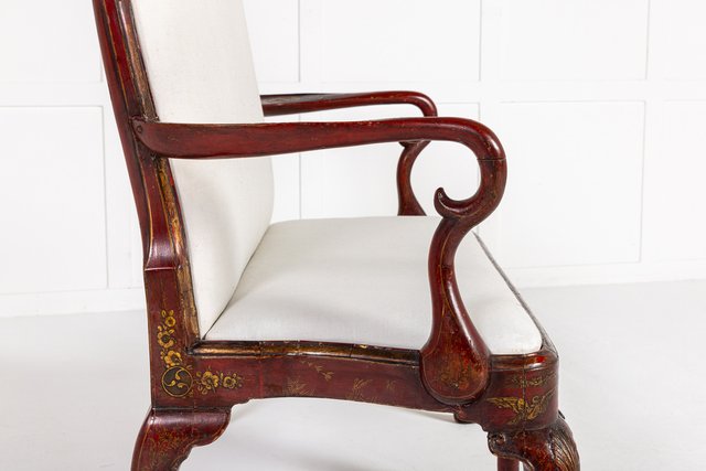 洋書 English Furniture Japanese Style Settee Sofa, England, 1930s for sale at Pamono