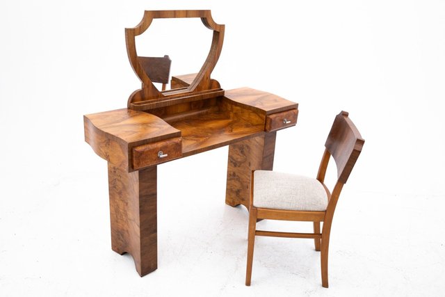 Retro dressing table chair deals
