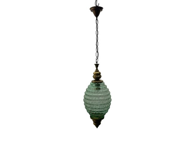 Green Murano Glass Pendant, 1950s for sale at Pamono