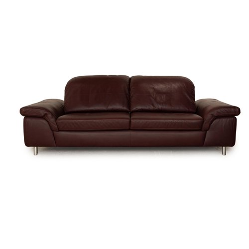 Joyzze Plus Zwei-Sitzer Ledersofa in Lila Aubergine von Willi Schillig ...