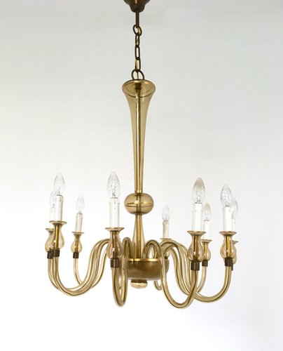 40's Venetian Glass Chandelier | Glass chandelier 40's Venetian Glass Chandelier | Glass chandelier