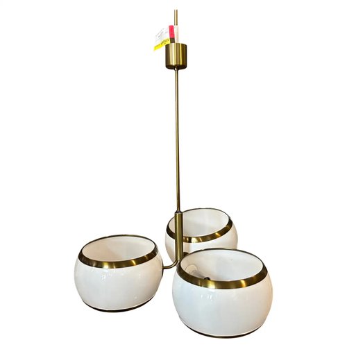 Miroir Soleil Mid-Century en Fer Doré avec Éclairage, Italie, 1960s en