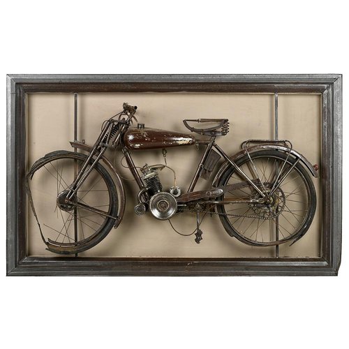 Mascotte Moto Ancienne Terrot - Objet Vintage Pour Mobylette Et Collection