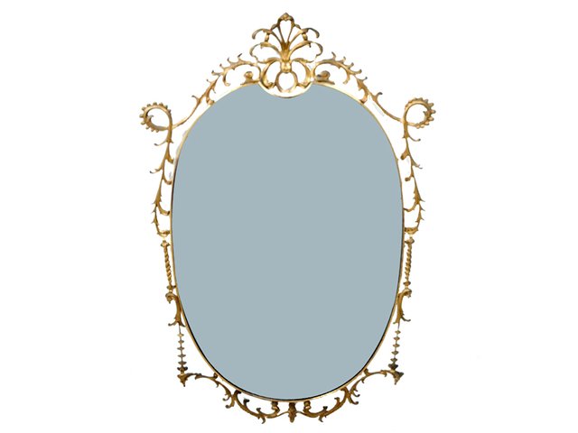 Italian Decorative Wall Mirror 1960s, Italian Decorative Wall Mirrors