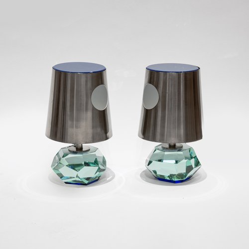Model 2228 Lamps by Max Ingrand for Fontana Arte, 1950s, Set Model 2228 Lamps by Max Ingrand for Fontana Arte, 1950s, Set