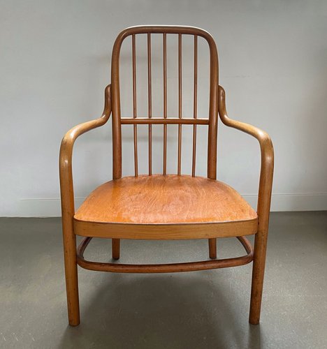 Bentwood Armchair Model A63-F by Josef Frank for Thonet, Austria