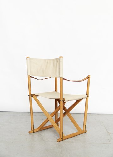 Mk-16 Folding Chair by Mogens Koch for Rud Rasmussen, 1970s for