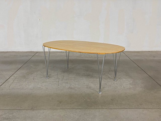 人気ブランドバ40代 Superellipse Table Fritz for Hein Piet and Mathsson Bruno by ダイニングテーブル