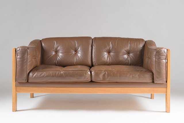 Swedish Monte Carlo Sofa In Oak And Brown Leather By Ingvar Stoc For Futura Möbler 1965 At Pamono - Futura Leather Furniture Company Swedish Monte Carlo Sofa In Oak And Brown Leather By Ingvar Stoc For Futura Möbler 1965 At Pamono - Futura Leather Furniture Company