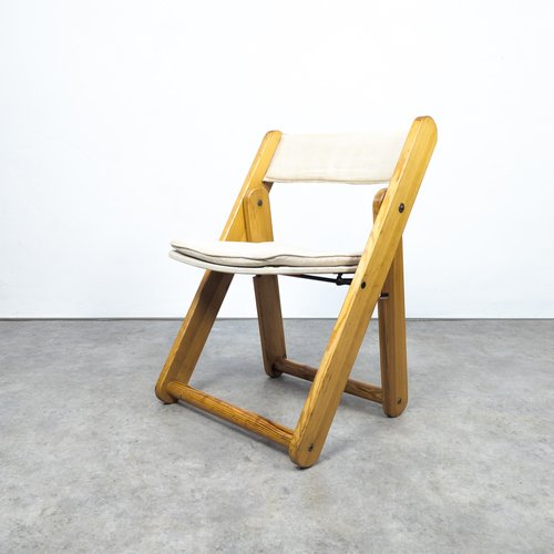Kon-Tiki Pine Folding Chair by Gillis Lundgren for Ikea, 1970s for