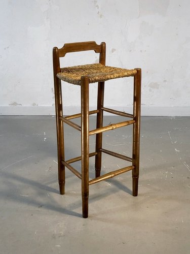 Mid-Century Modern Brutalist Bar Stool or Chair, France, 1950 for sale ...