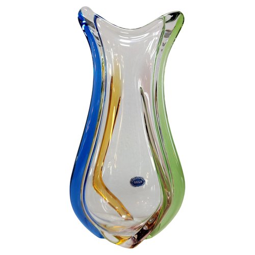 Rhapsody Vase attributed to František Zemek for Sklo Glass Factory