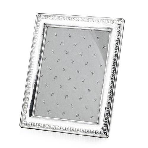 Cadre Photo En Argent Massif 925 - Modèle Carré 10x15 Cm - Argenteria MB