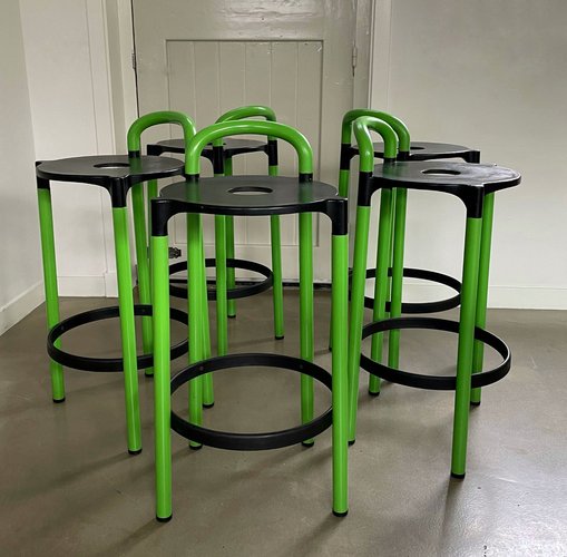 【超希少】Kartell  POLO STOOL 2脚セット  イタリア製 Polo Bar Stool by Anna Castelli Ferrieri for Kartell, 1970s for
